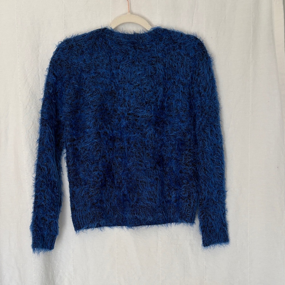 H&M Deep Blue Textured Sweater - Picture 4 of 4